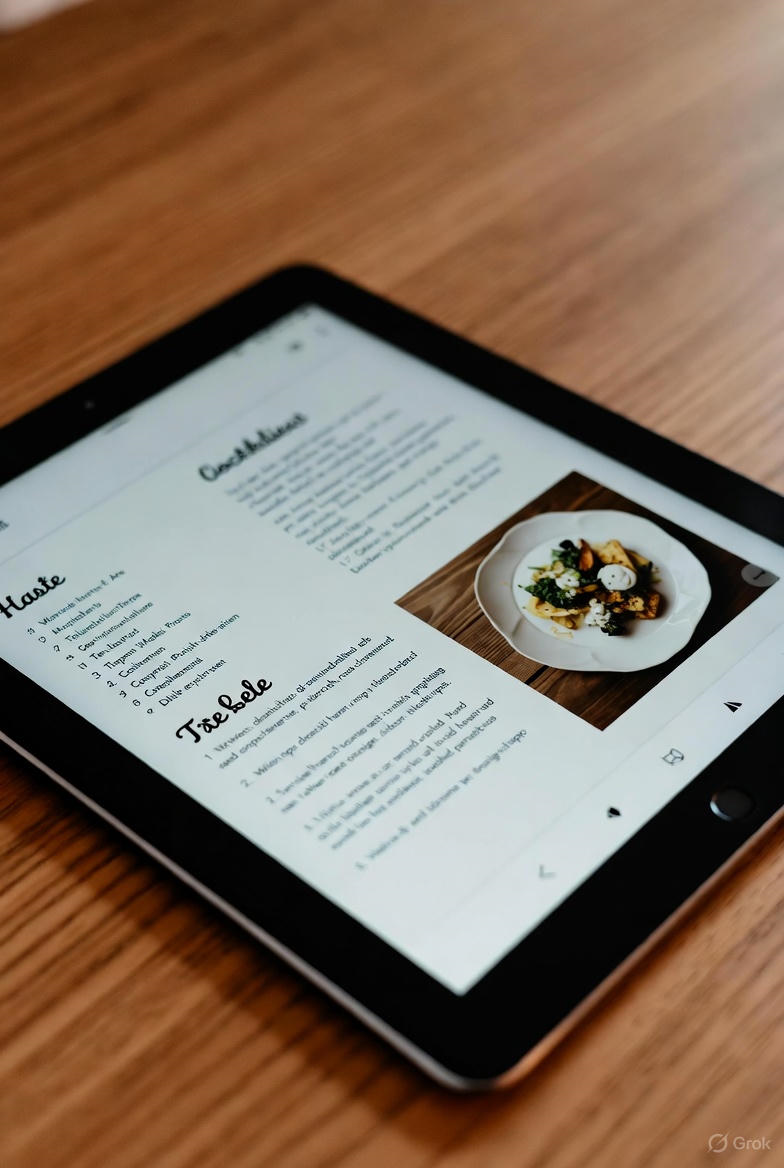 Digital Recipe Book